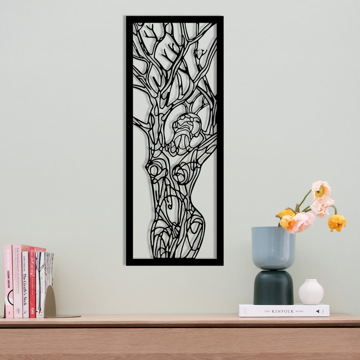 Wallity Vuslat Escultura de pared de metal Negro Wallity Vuslat Escultura de pared de metal Negro